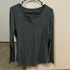 Alpha forward, Henley, shirt, size medium